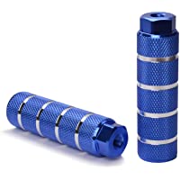 Helaryfreemear Clavijas de Bicicleta- Aleación de Aluminio Antideslizante Patas de Bicicleta del pie de Plomo Las…